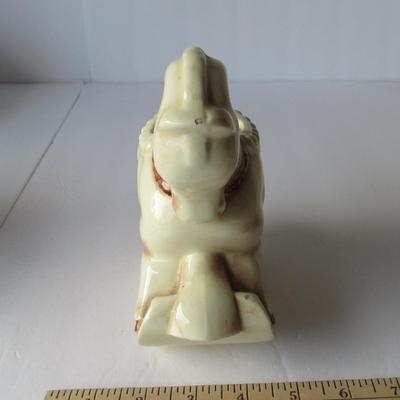 Lot 358:  Vintage Pottery Horse Planter