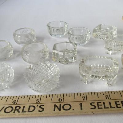 Lot 362:  Lot of Vintage Clear Open Salt Dips