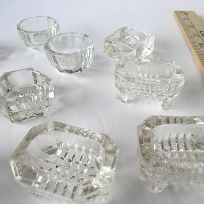 Lot 362:  Lot of Vintage Clear Open Salt Dips