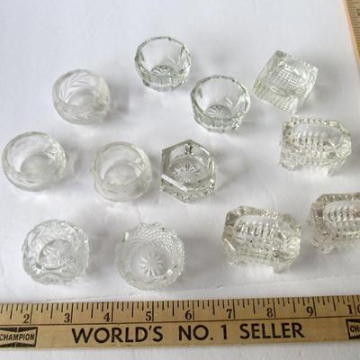Lot 362:  Lot of Vintage Clear Open Salt Dips