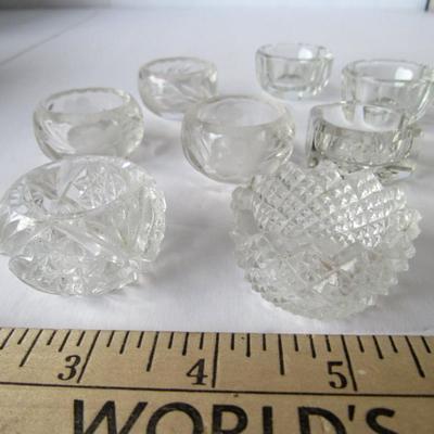 Lot 362:  Lot of Vintage Clear Open Salt Dips