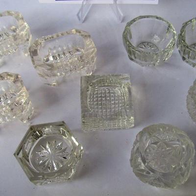 Lot 362:  Lot of Vintage Clear Open Salt Dips