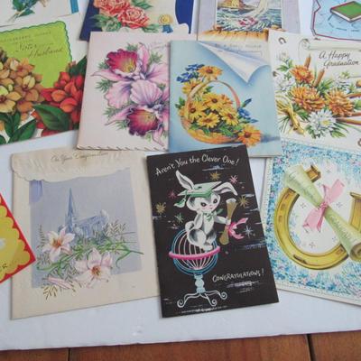 Lot 365:  Lot of Vintage Used Cards For Crafting