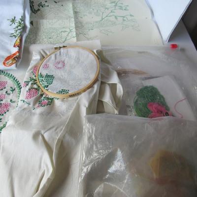 Lot 368: Lot of Partially Finished Handwork