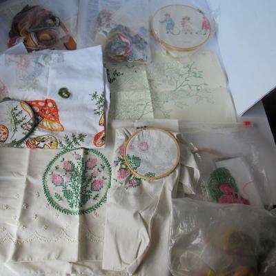 Lot 368: Lot of Partially Finished Handwork