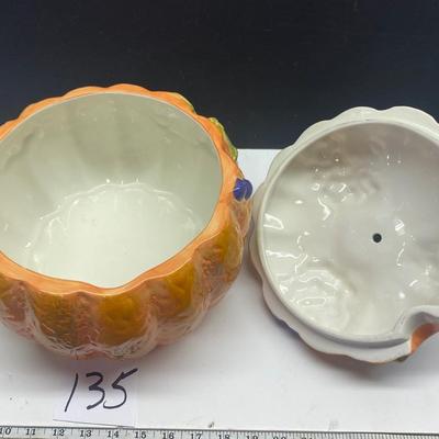 Beautiful Pumpkin Punch Bowl