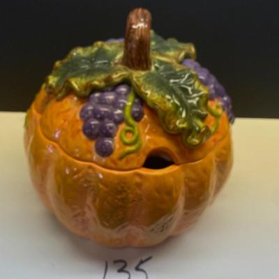 Beautiful Pumpkin Punch Bowl