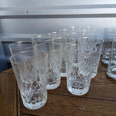 Nice large assortment of glasses