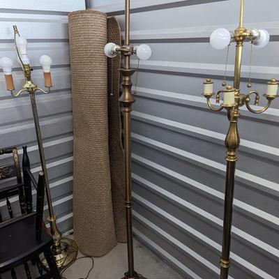 Nice floor lamp with shade.