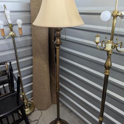 Nice floor lamp with shade.