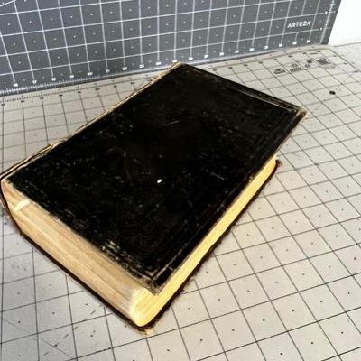 1883 BOOK, Holy Bible, Carl August & Josephine 