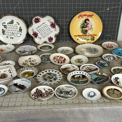 Collectible, Porcelain Mini Plates, Lots! 