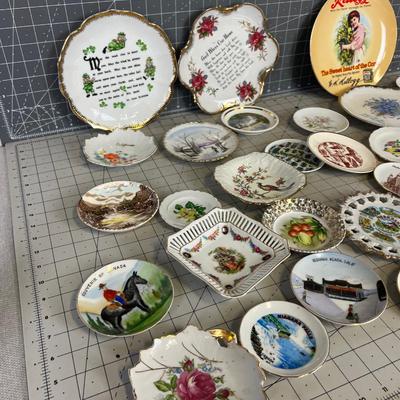 Collectible, Porcelain Mini Plates, Lots! 
