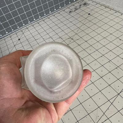 Satin Glass Perfume Bottle Made in France 
