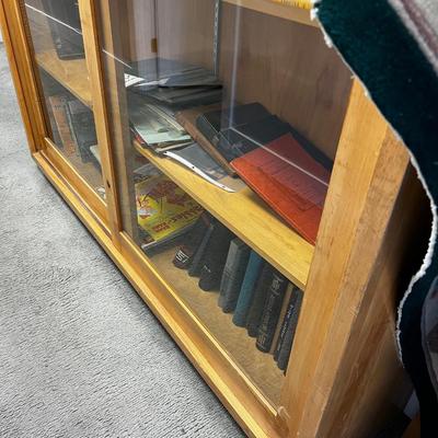 Large Maple Library Cabinet 