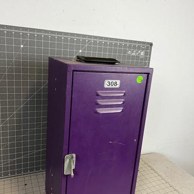 Purple Locker full of American Girl Doll Outfits, Accessories etc.
