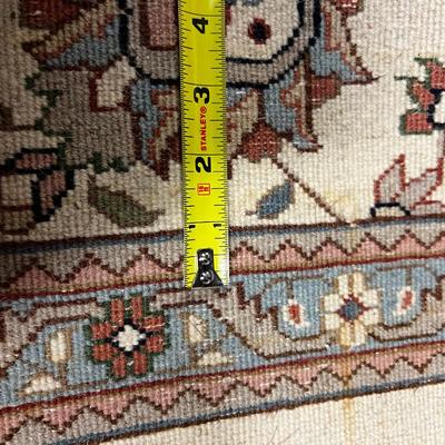 Vintage Cream Colored Oriental/Persian Rug Hand Woven 