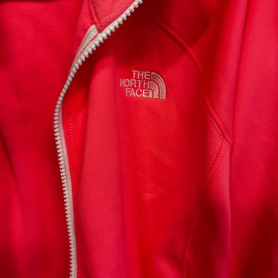 Pile of Women's Clothing Sweaters/Coats ; North Face and Eddie Bauer Jackets