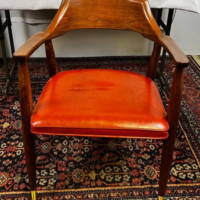 Mid Century Walnut Arm Chair