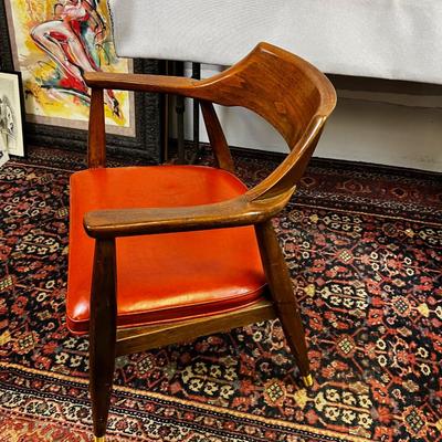 Mid Century Walnut Arm Chair