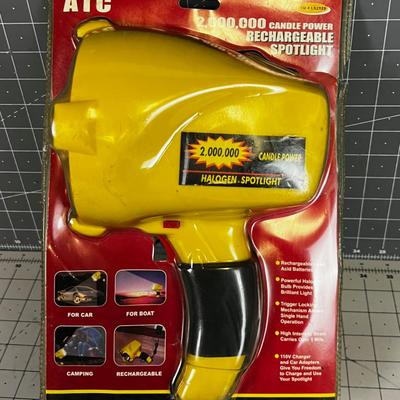 NEW 2 Million Candle Power Rechargeable Spot Light 12 Volt 