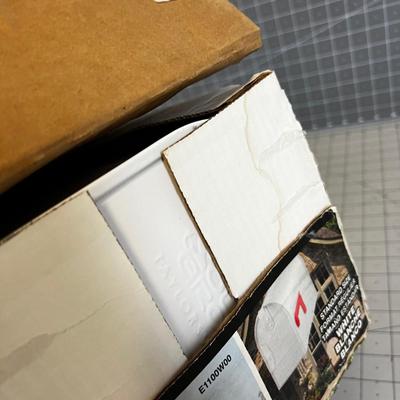 Premium Steel White Mailbox NEW 