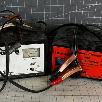 2 Battery Chargers 6 & 12 Volt