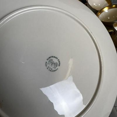FLINTRIDGE China made in California USA GOLD Ivory Color