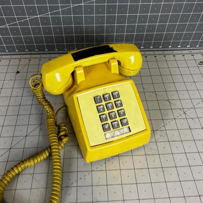 Old School Telephone Harvest Gold Toned
