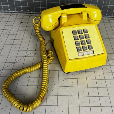 Old School Telephone Harvest Gold Toned