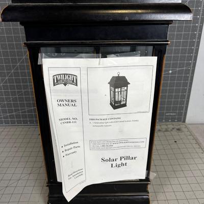 Solar Pilar Light 