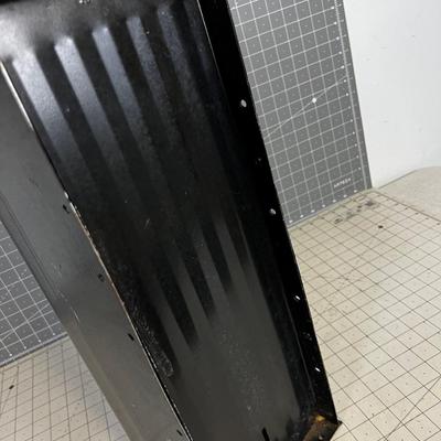 Black Metal Mailbox