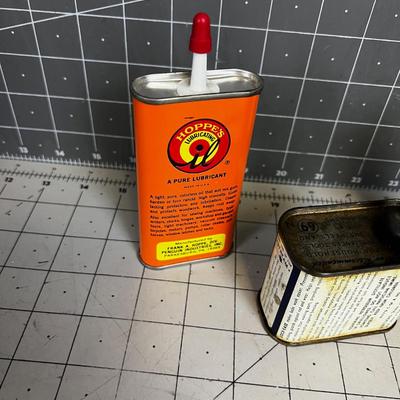 3 Vintage Small COLLECTIBLE oil Cans 