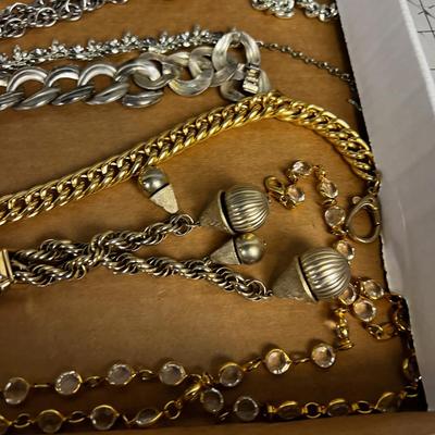 Silver & Gold Toned Mostly Necklaces
