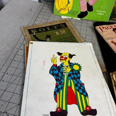 Ephemera: Books and Paper Dolls VINTAGE!