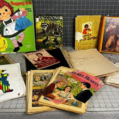 Ephemera: Books and Paper Dolls VINTAGE!