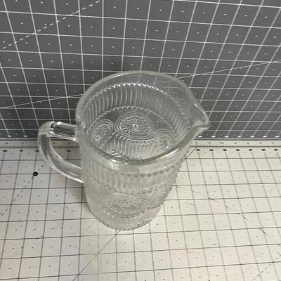 Pioneer Woman Pressed Glass Pitcher