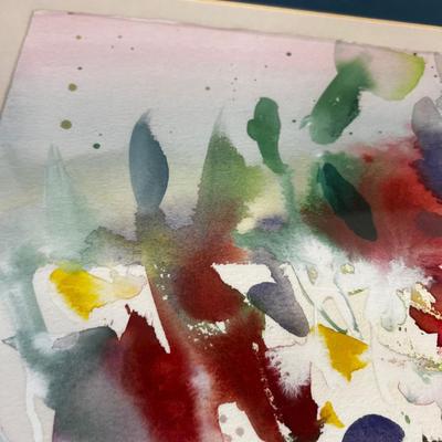 Original WATER Color Painting, Framed & Signed By S. BILLEDEAUX 