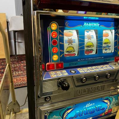 COLLECTIBLE Slot Machine 3 BLUE Marine