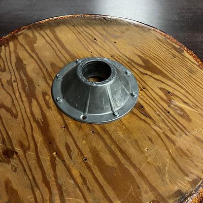 24" Acrylic and Rock Slice Table 