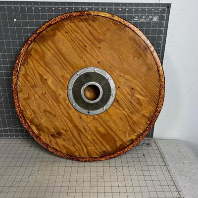 24" Acrylic and Rock Slice Table 
