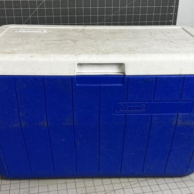 Blue Cooler Coleman Medium Size