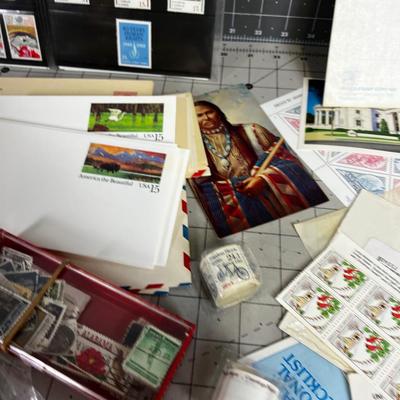 STAMPS, STAMPS and MORE STAMPS, plus Foreign and Postcard