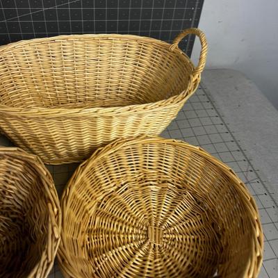 6 Basket; Misc. and a nesting set ALL NEW 