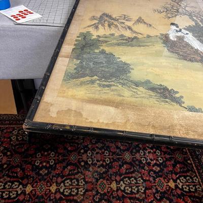Larger Antique Asian Painting on RICE PAPER 