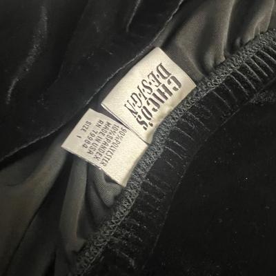 Lot of Black Pants: Demi, Nice Dressy and Casual plus 1 Long Black Velvet Skit