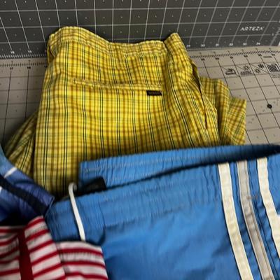 Group of Swim Trunks; Board Shorts and Collectible Jantzen Trunks