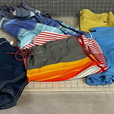 Group of Swim Trunks; Board Shorts and Collectible Jantzen Trunks