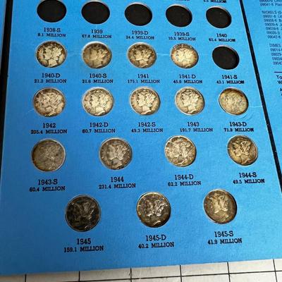 (18) - 90% Silver Mercury Silver Dimes