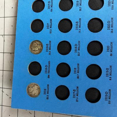 (18) - 90% Silver Mercury Silver Dimes